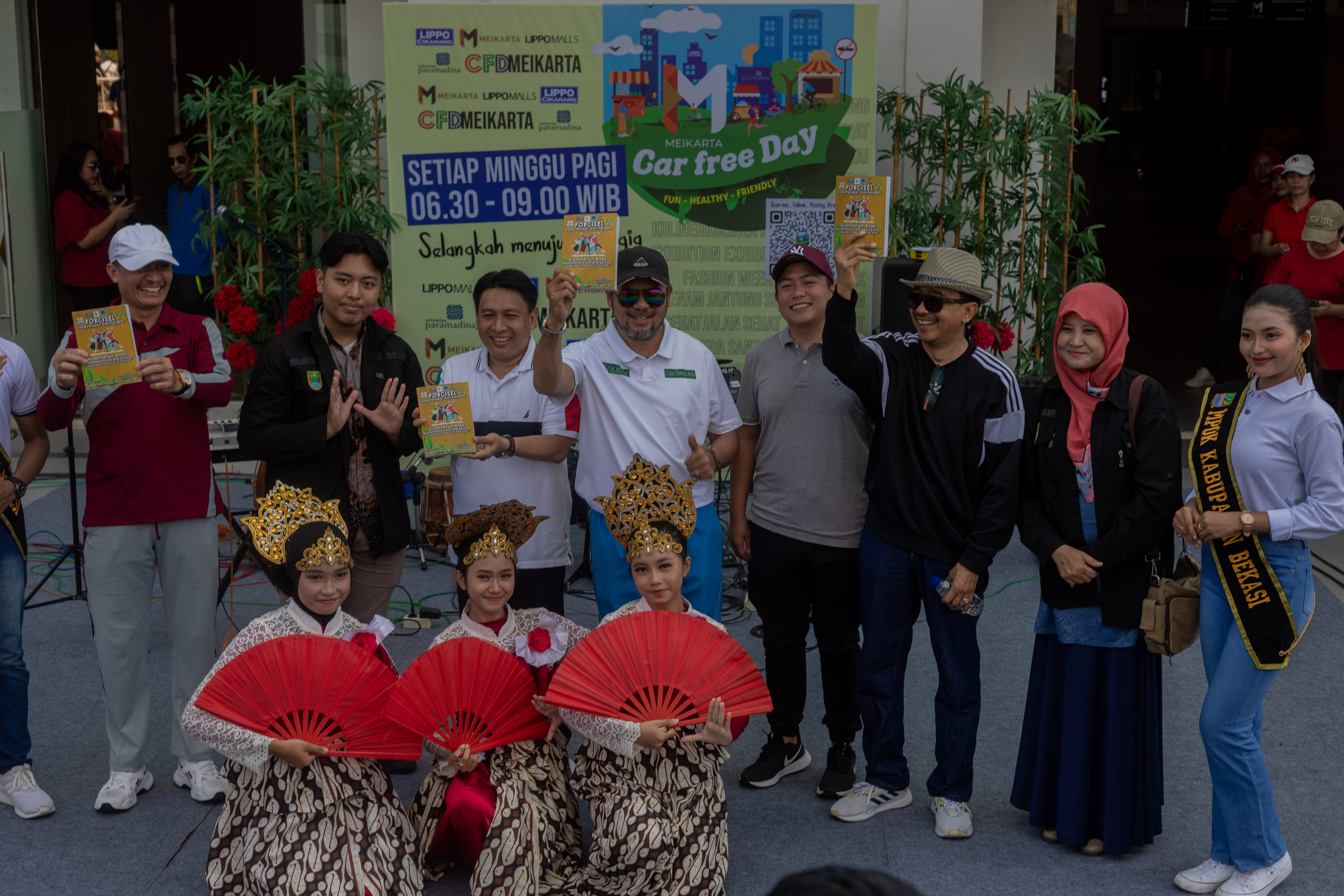 Launching Car Free Day Meikarta